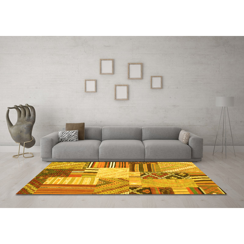 Performance Patchwork Indoor Rug, Square 7'