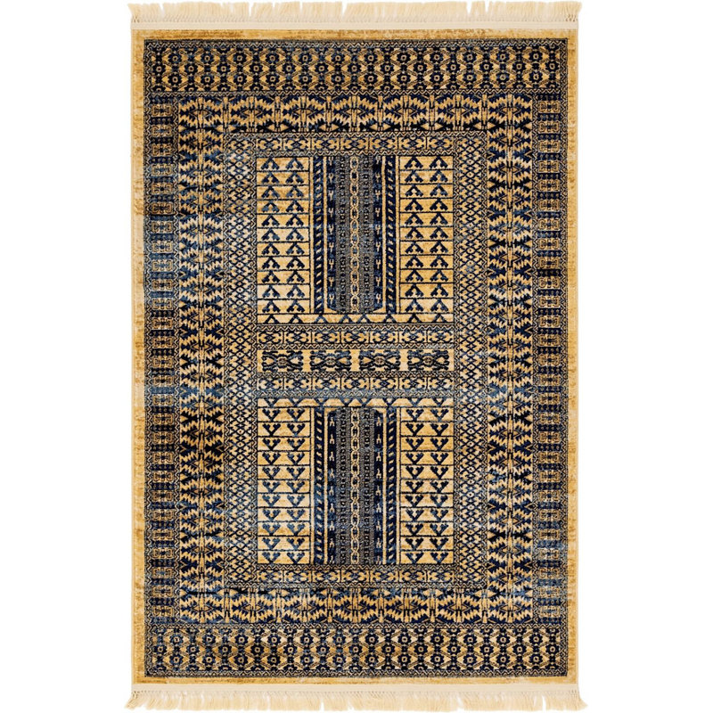 Tapis oriental beige Angeliya, Rectangle 3 pi 3 po x 5 pi 3 po