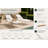Dean Set of 2 Aluminum Outdoor Chaise Lounge Chairs with Cushions – Patio Reclining Loungers with Teak Arm Accents, White