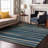 Premium Machine Washable Naglee AMF997 Stripes Rug-336696402