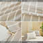 Ensemble de housse de couette à rayures 100% coton lavé DONEUS, ensemble de literie texturé 3 pièces avec fermeture à glissière-121384190-121384187
