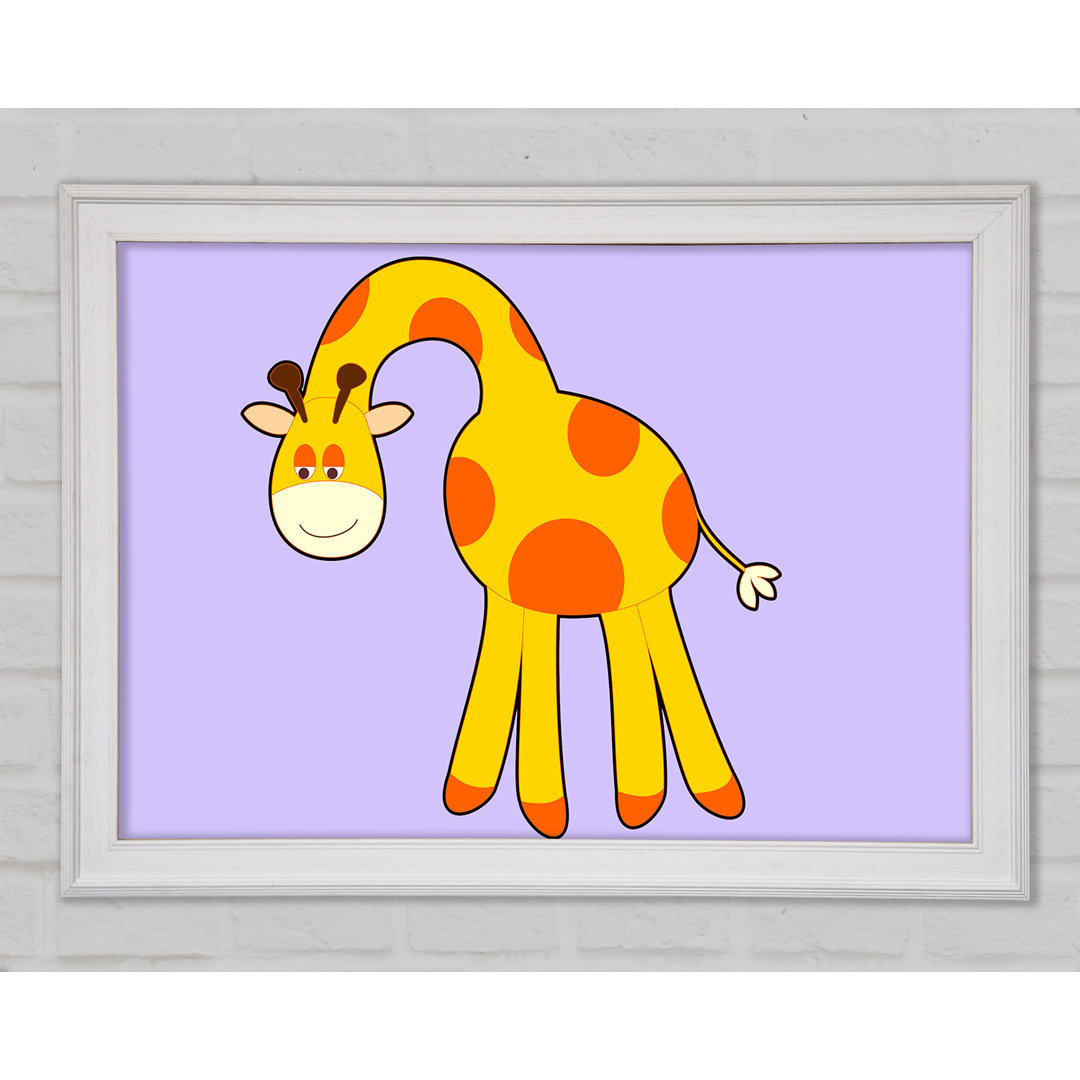 Lustige Giraffe - Druck