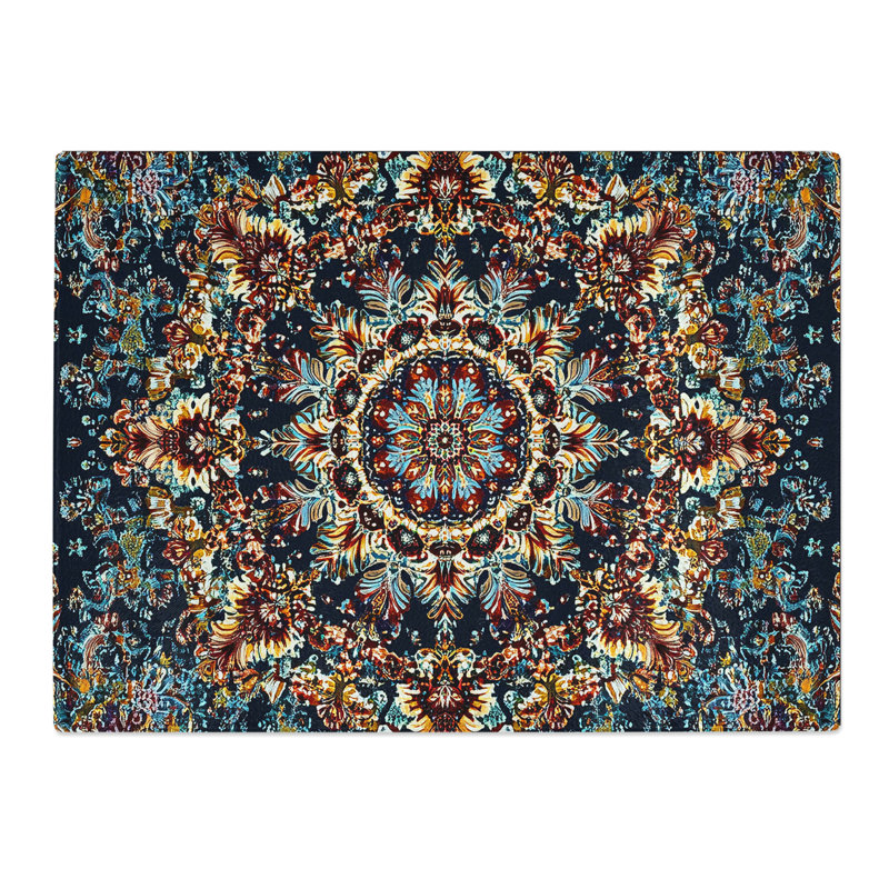 Mandala Art Vol.4  Glass Chopping Board