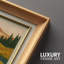 «Mountain Landscape with Lake Reflection», reproduction d'art sur papier encadrée-1157151075-1157151074
