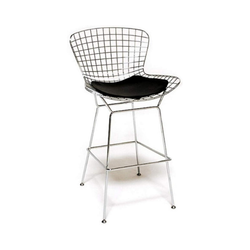 Tabouret de comptoir, Noir, Tabouret de bar (siège d'une hauteur de 30 po), Argent ‑ incorrect