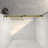 Frameless Double Sliding Shower Door, 56-60" Wide, 70" High, 8Mm Tempered Clear Glass, Easy Clean Coat, Brushed Gold Finish-122279803
