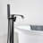 Floor Freestanding Tub Filler with Diverter
