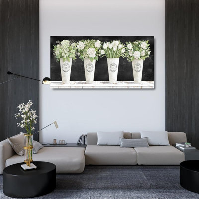 Ophelia & Co. Jacobs, Cindy Gallery Wrapped Canvas Art Titled: White Flowers Still Life II CIN2369