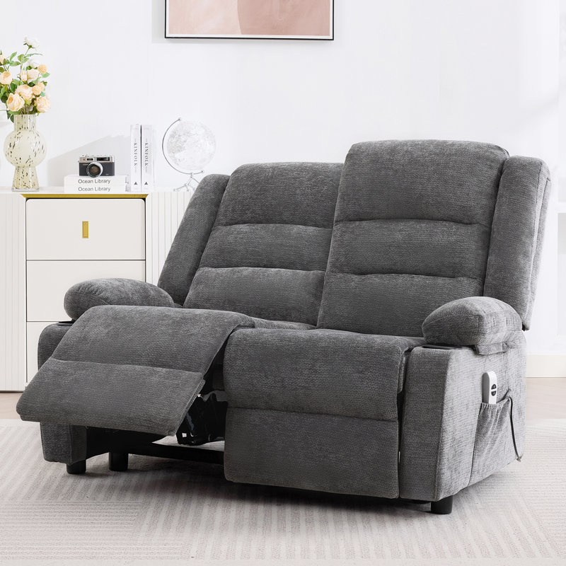 Fauteuil inclinable électrique 52 pouces, Gris chenille