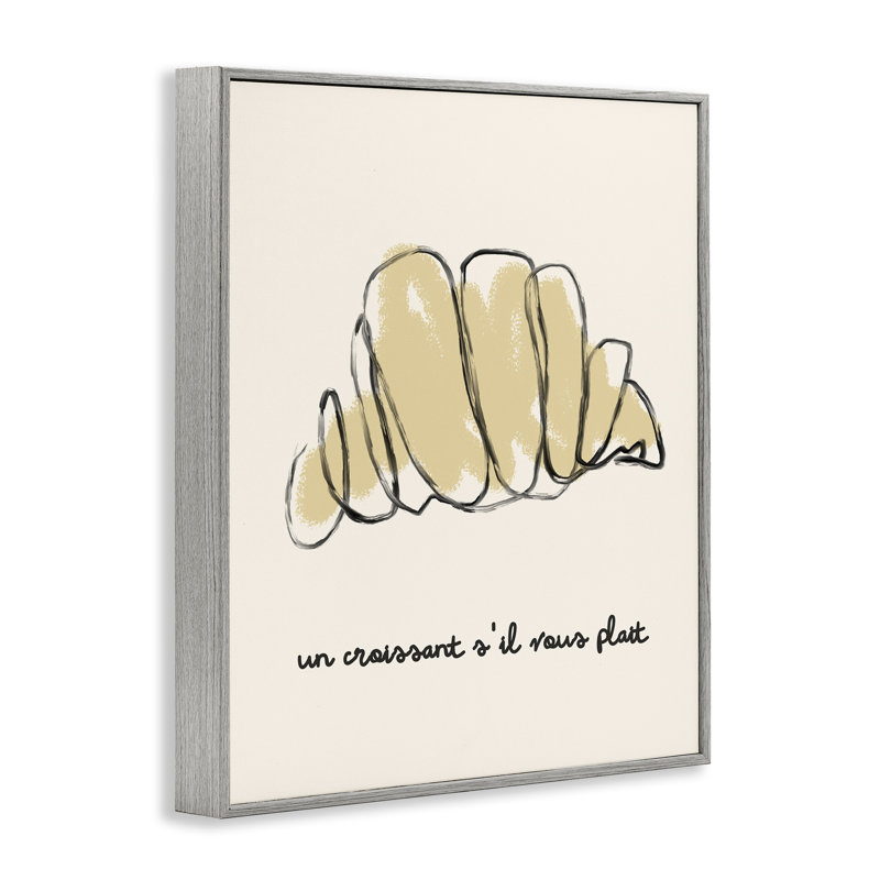 Giclée encadrée par un moderne français à motif croisé, par Lil 'Rue, H 14 po x l 11 po, Estampe numérique Farmhouse