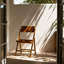 Enprise 46cm H Folding Side Chair in Brown