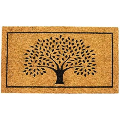 Welcome Doormats, Natural Coco Coir Mats With Non-Slip PVC Backing, Indoor Outdoor Mats For Home & Office, Door Mat, Floor Mats For Door Decor, Beige