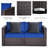 Millee 59'' Wide Wicker Loveseat with Cushions-50727972