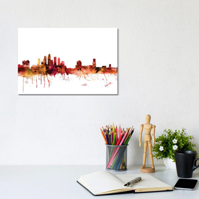 Tampa, Florida Skyline by Michael Tompsett - Wrapped Canvas Gallery-Wrapped Canvas Giclée