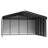 Steel Carport With 3 Wall Kits, 20X20X09-113506817
