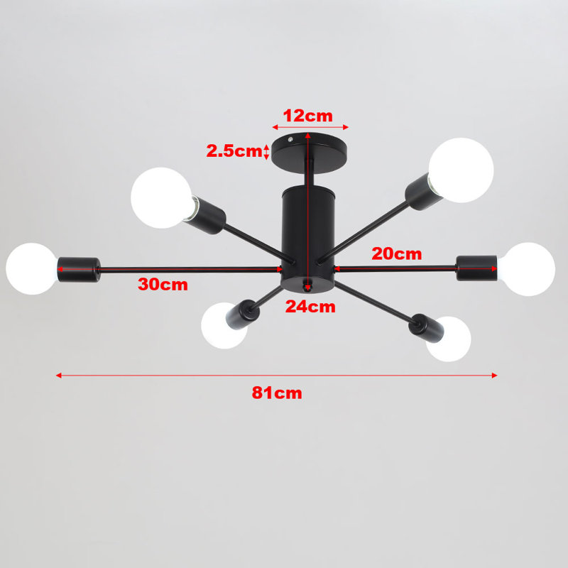 8 - Light Matte Black Pendant