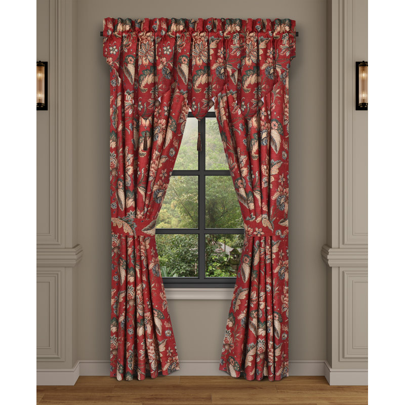 Enchanted Garden Window Panel Pair, 50" W x 95" L