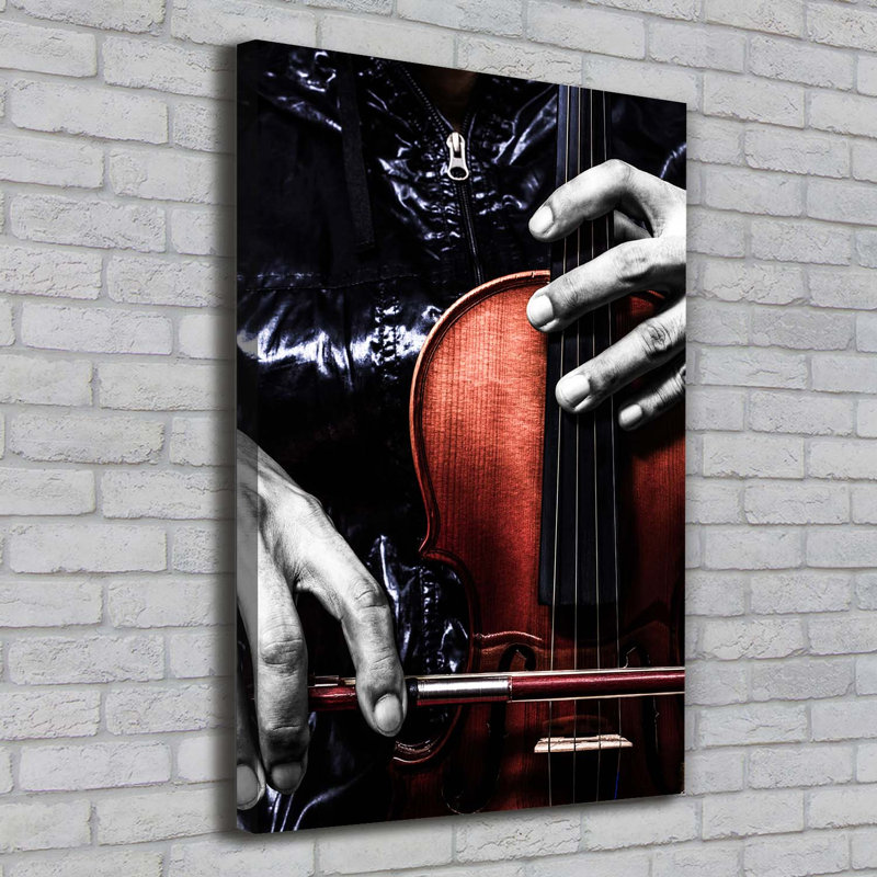 Violin 1 Piece Wrapped Canvas Wall Art