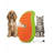 Fido Fave Mist Spray Dog Grooming Brush, Green/Orange