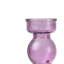Petit porte-photophore en verre pilier