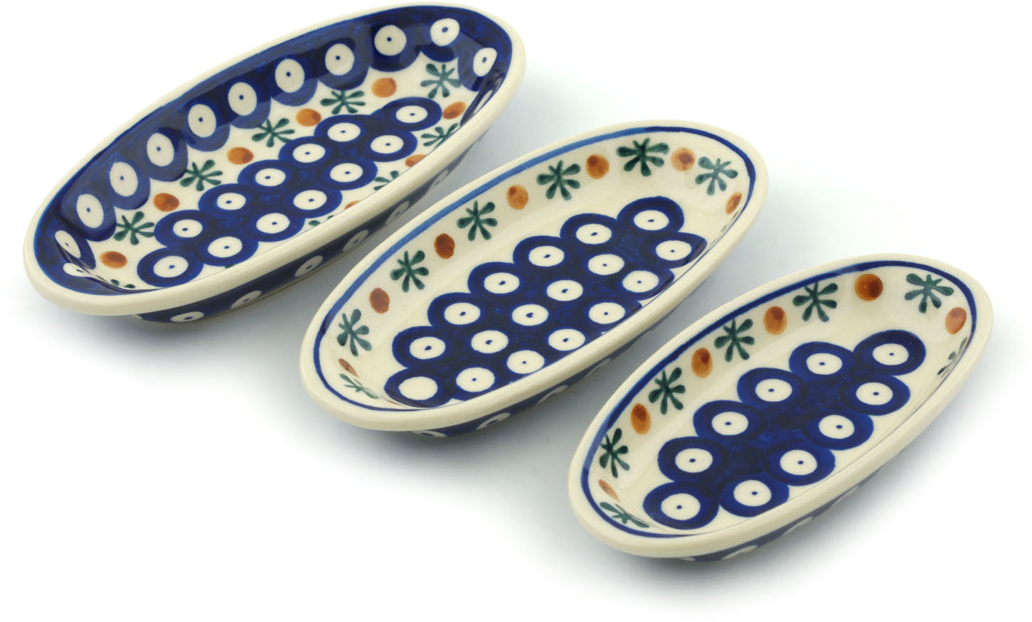 Symple Stuff Beil 3 Piece Nesting Condiment Platter Set | Wayfair