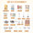 ROBUD Kids Play Corner Kitchen, Modular Kitchen Playset