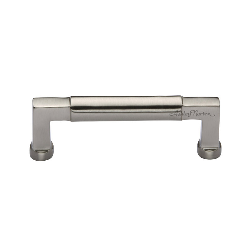 Bauhaus Cabinet Bar Pull, Satin Nickel, 8"
