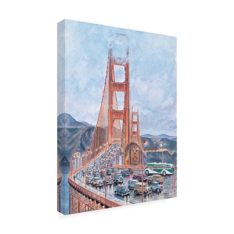 Art sur toile «Golden Gate Bridge» par Stanton Manolakas