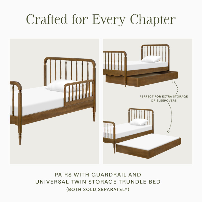 Liberty Bed, Twin, Natural Walnut