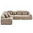 Chenille beige sélectionné