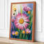 Pink Daisy Garden Botanical - Wrapped Canvas-1048803894-1048803903
