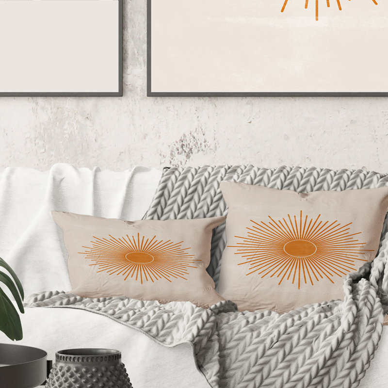 Housse de coussin carré et insert, 16" x 16"