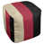 Beige / rouge / noir