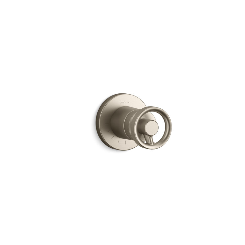 Components™ Volume Control Valve Trim with Industrial Handle, Vibrant Brushed Bronze