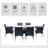 Kindred 6 Seater Dining Set with Cushions-1816807572