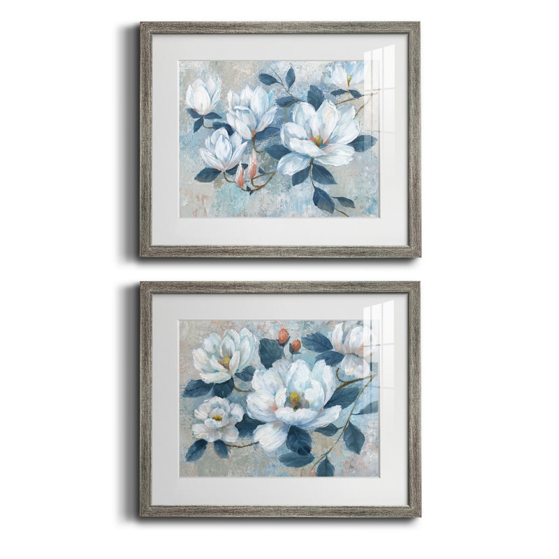 Printemps fleuri I - reproduction encadrée de qualité supérieure - prêt à être suspendu