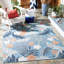 Tapis intérieur / extérieur bleu / gris Bowdon-206269966