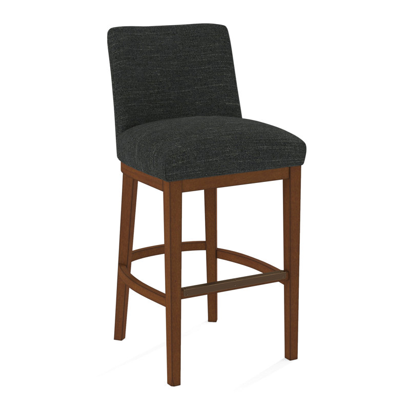 Upholstered Stool, 61558-61, English Saddle