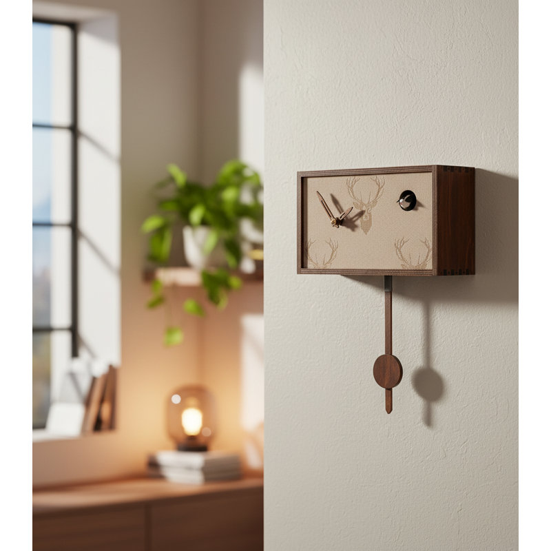 Horloge murale 5,5 po Callum, Brown