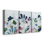 Tropical Trace III - Toile tendue avec châssis sur mesure - 3 pièces
