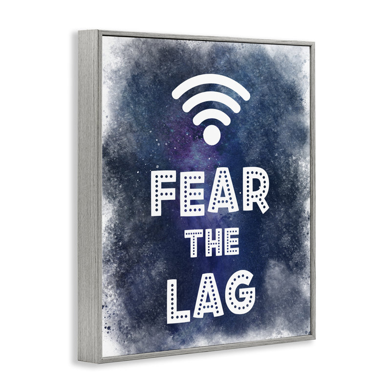 «Fear The Lag Gamer Splash», estampe numérique, conception de Marcus Prime, H 20 po x l 16 po, Estampe numérique Farmhouse