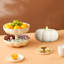 Assiettes à fruits à double couche Pumpkin