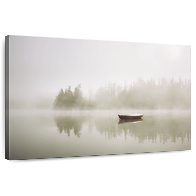 Bateau Alvord dans le lac Foggy, H 30 po x l 45 po