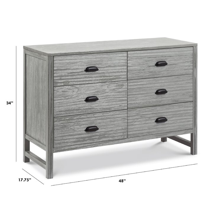 DaVinci Fairway 6 Drawer Double Dresser & Reviews | Wayfair