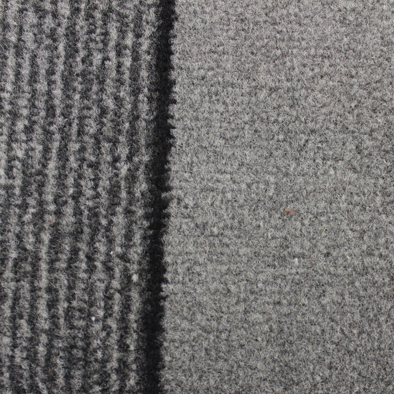 Miracle Non-Slip Striped Indoor Doormat, 0.65cm H x 40cm W x 60cm L, Grey