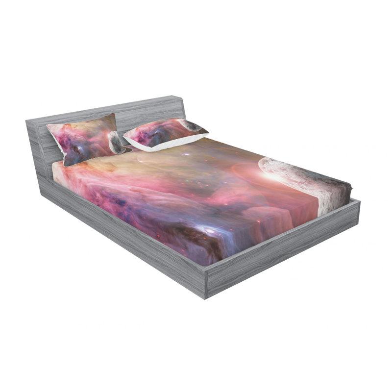 Microfiber Sheet Set, Queen Sheet Set with Fitted Sheet