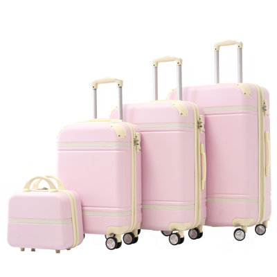 Ensemble de 4 valises rigides avec valise TSA Hardshell 4 pièces 20 "+ 24" + 28 "