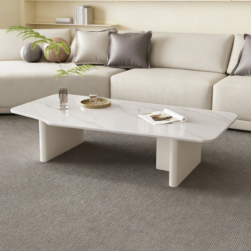 Wrightstown, Blanc, Blanc / gris clair, H 15,74 po x L 55,11 po x l 27,55 po