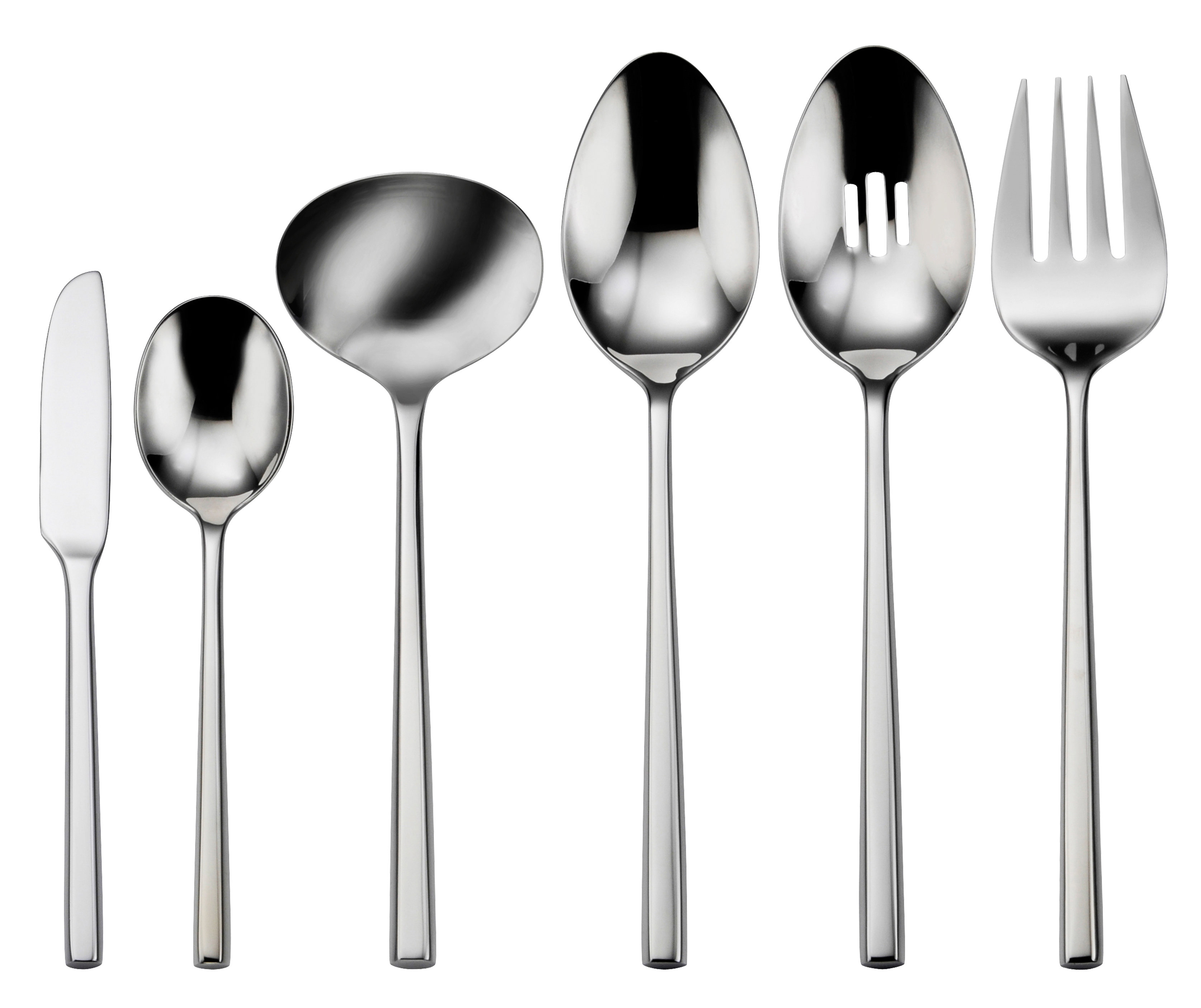 Oneida Diameter 6 Piece Flatware Serving Set, 18/10 Stainless Steel & Reviews | Wayfair