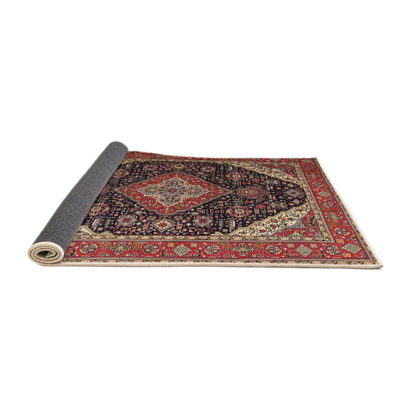 Tapis rouge à motif sud-ouest, Rond 6 pi